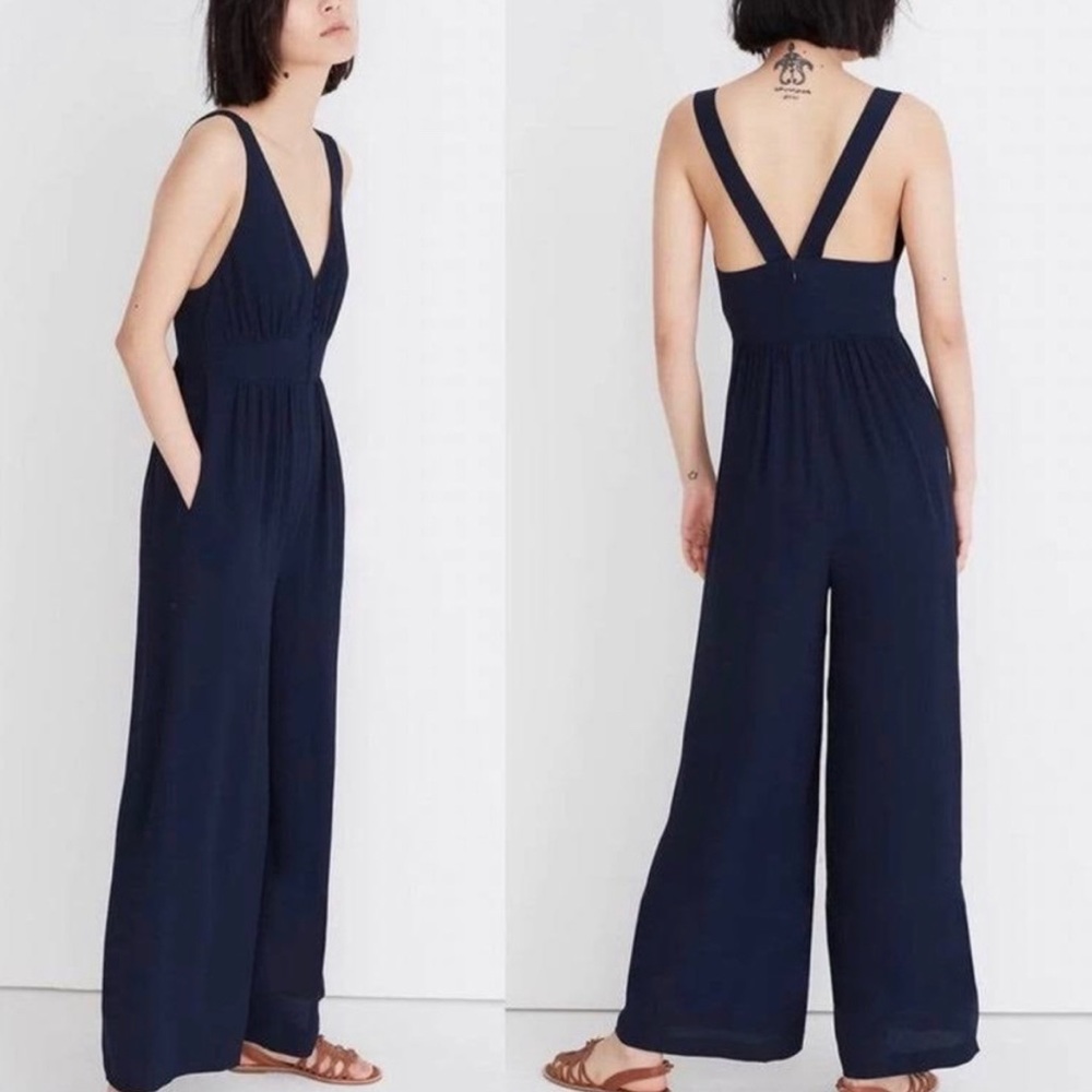 Madewell Navy Jumpsuit